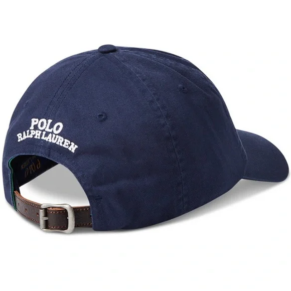 Polo Ralph Lauren Blue Ball Cap Baseball Hat Rugby Shirt Logo